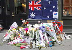 Heath Ledger sidewalk memorial