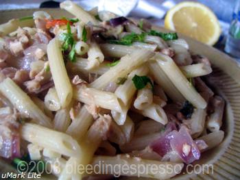 Pasta with Tuna & Lemon