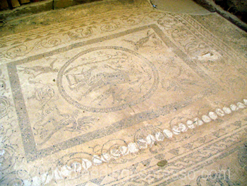 Mosaic at Tindari, Sicily on Flickr