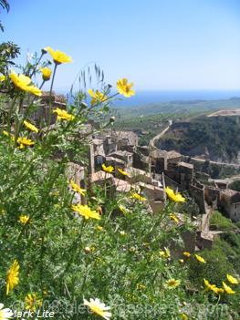 Wildflowers, Badolato, and the Ionian Sea on Flickr