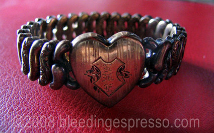 Vintage heart bracelet on Flickr