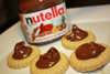 Shortbread cookies with Nutella