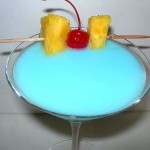 Blue cocktail 