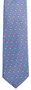 Blue Men's Tie