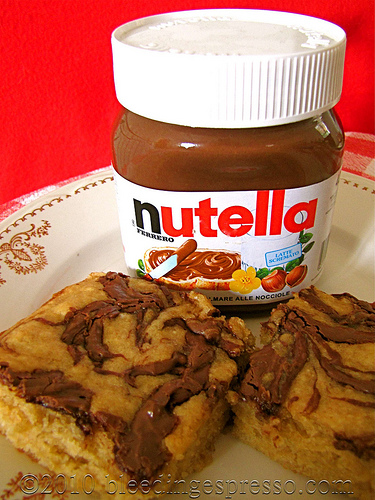 Banana Nutella Brownies