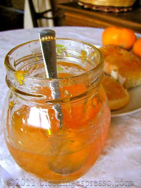 Mandarin jam from our mandarins