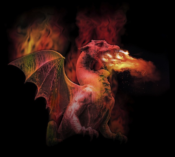 Fire Breathing Mythical Dragon by Beverly & Pack on Flickr